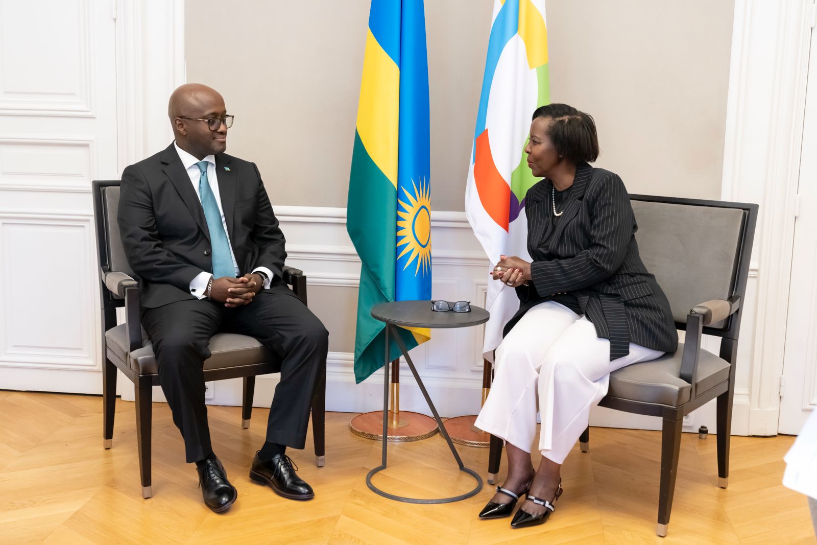 Umunyamabanga Mukuru wa OIF yakiriye Minisitiri Nduhungirehe