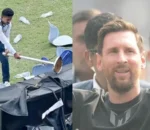 Ubuhinde: Ibyari ibyishimo byo kwakira Messi byahindutse imvururu