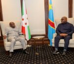 Tshisekedi na Ndayishimiye baganiriye mbere y’isinywa ry’amasezerano y’u Rwanda na RDC