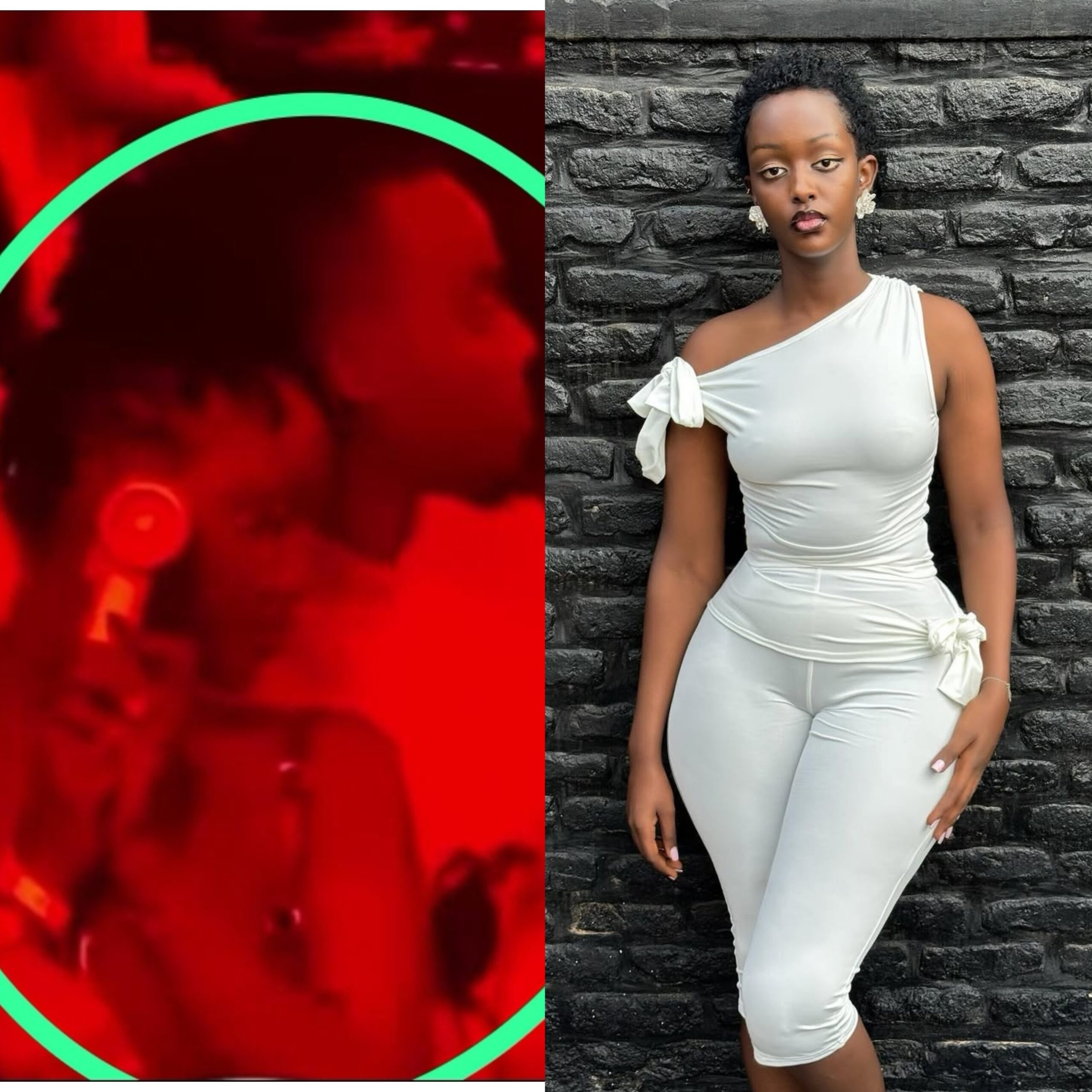 Amashusho ya Pamella ari kubyinana n’undi mugabo yarikoroje ku mbuga nkoranyambaga