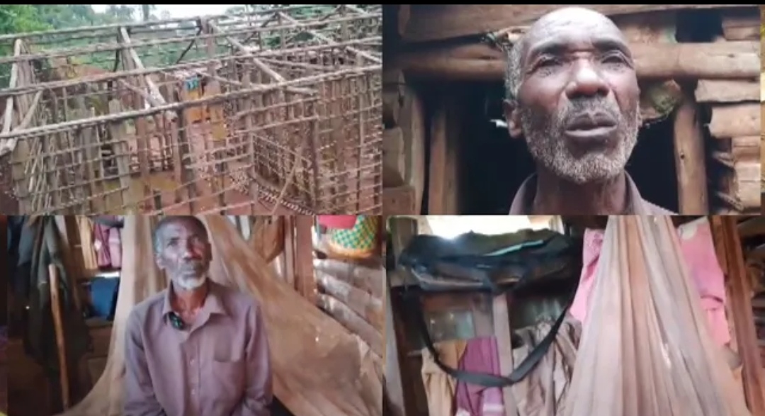 Rusizi: Yabuze ayo atanga abigenderamo: Umusaza umaze imyaka ine inzu ari igikanka (Video)