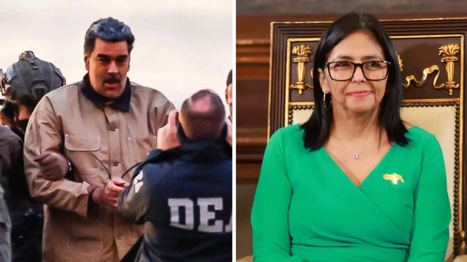Venezuela: Rodríguez yarahiriye kuba perezida w’inzibacyuho, Maduro ahakana ibyaha muri Amerika