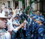 Australia: Polisi yakoresheje urusenda mu gutatanya abigaragambyaga bamagana uruzinduko rwa Perezida wa Israel