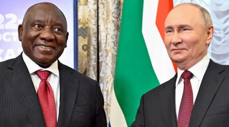 Abanyafurika y’Epfo bavanywe mu ntambara ya Ukraine: Ramaphosa ashimira Putin
