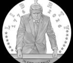 Igiceri kidasanzwe cya zahabu kiriho Trump cyemejwe n’akanama ka leta