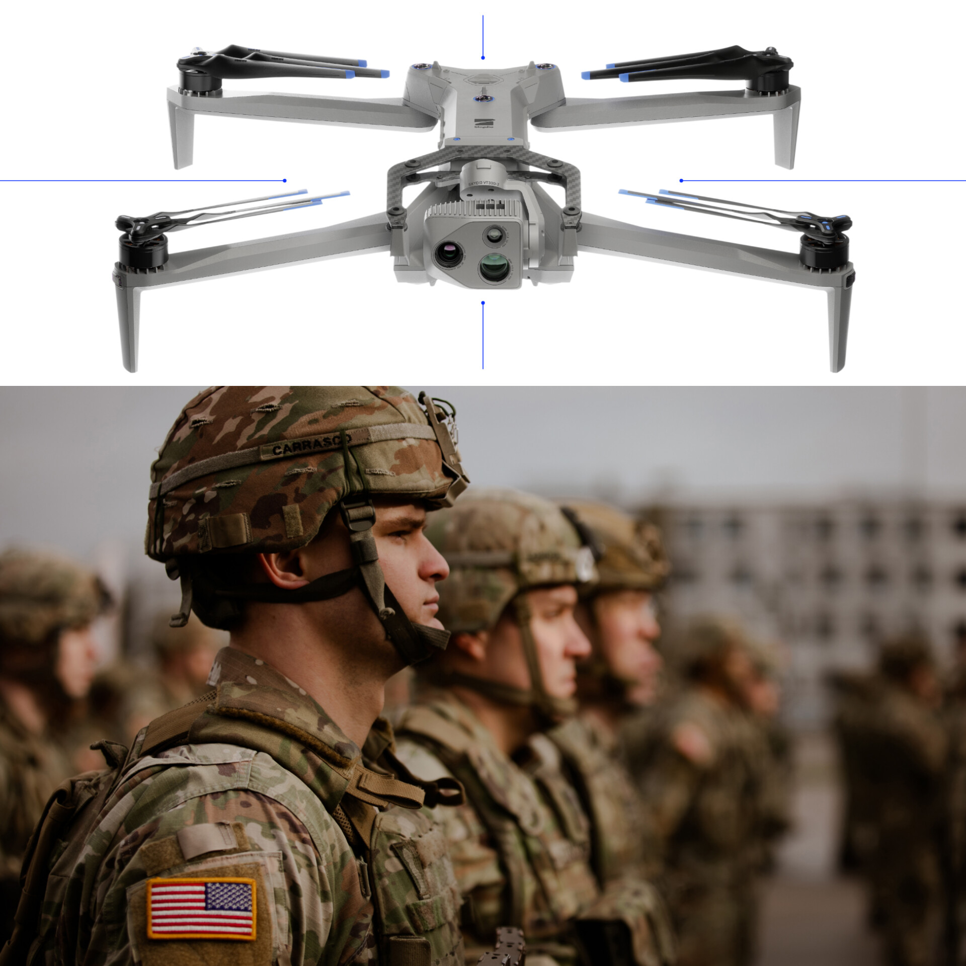 Ingabo za Amerika zibwe Drones 4 za gisirikare