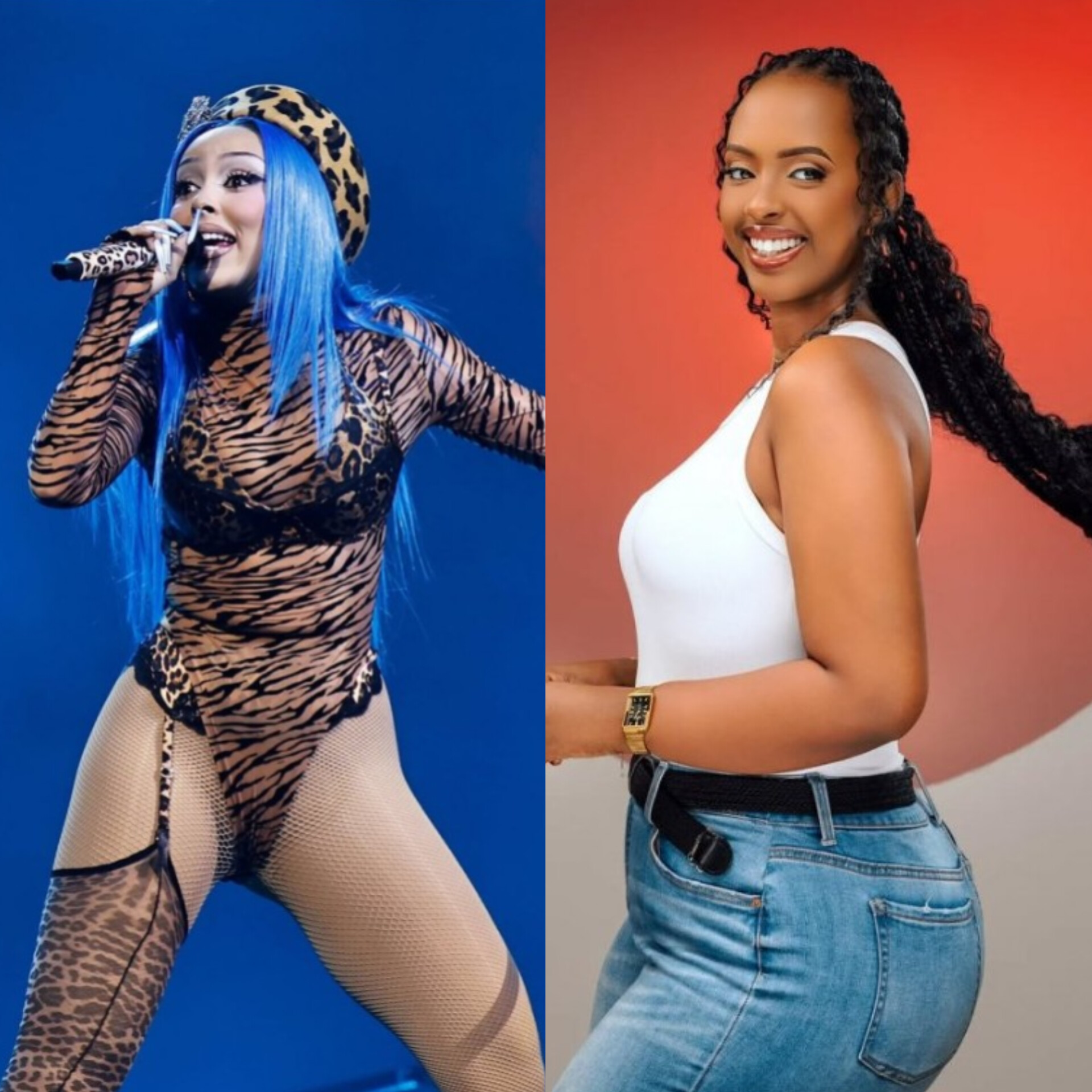 Emelyne “Ishanga” Yifatiye Ku Gahanga Abagiye Mu Gitaramo Cya Doja Cat