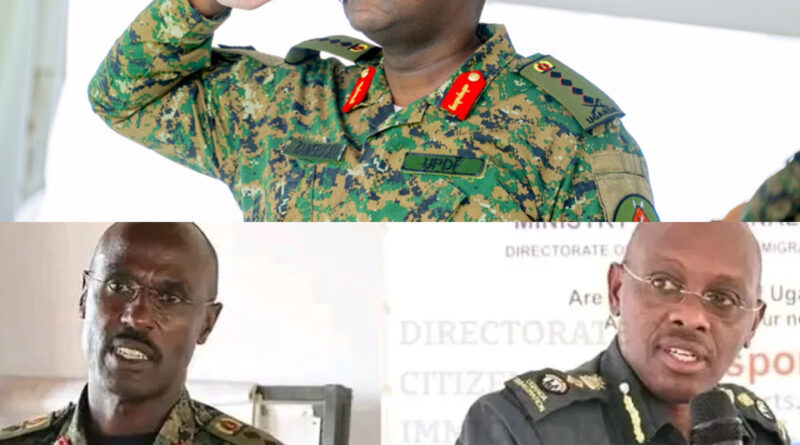 Gen Muhoozi yataye muri yombi aba-Jenerali babiri
