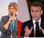 Perezida Macron yifatanyije n’abo mu muryango w’Umufaransakazi wiciwe i Goma mu gitero cya drone