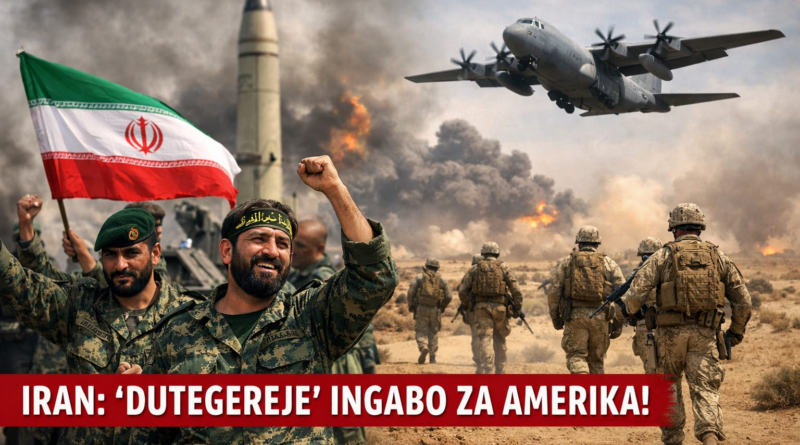 Iran ivuga ko iri kuribwaribwa “itegereje” ko ingabo z’Amerika zaza ku butaka