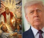 Trump yasibye ifoto ye yari yatangaje yigize nk’Umukiza Yesu, nyuma yo kunengwa cyane