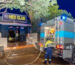 Akabari kazwi nko “kwa Guinness” i Remera kibasiwe n’inkongi y’umuriro