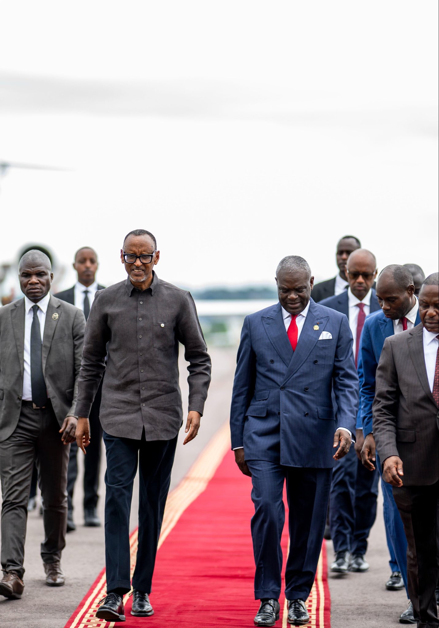 Kagame yageze i Brazzaville mu muhango w’irahira rya Perezida w’icyo gihugu