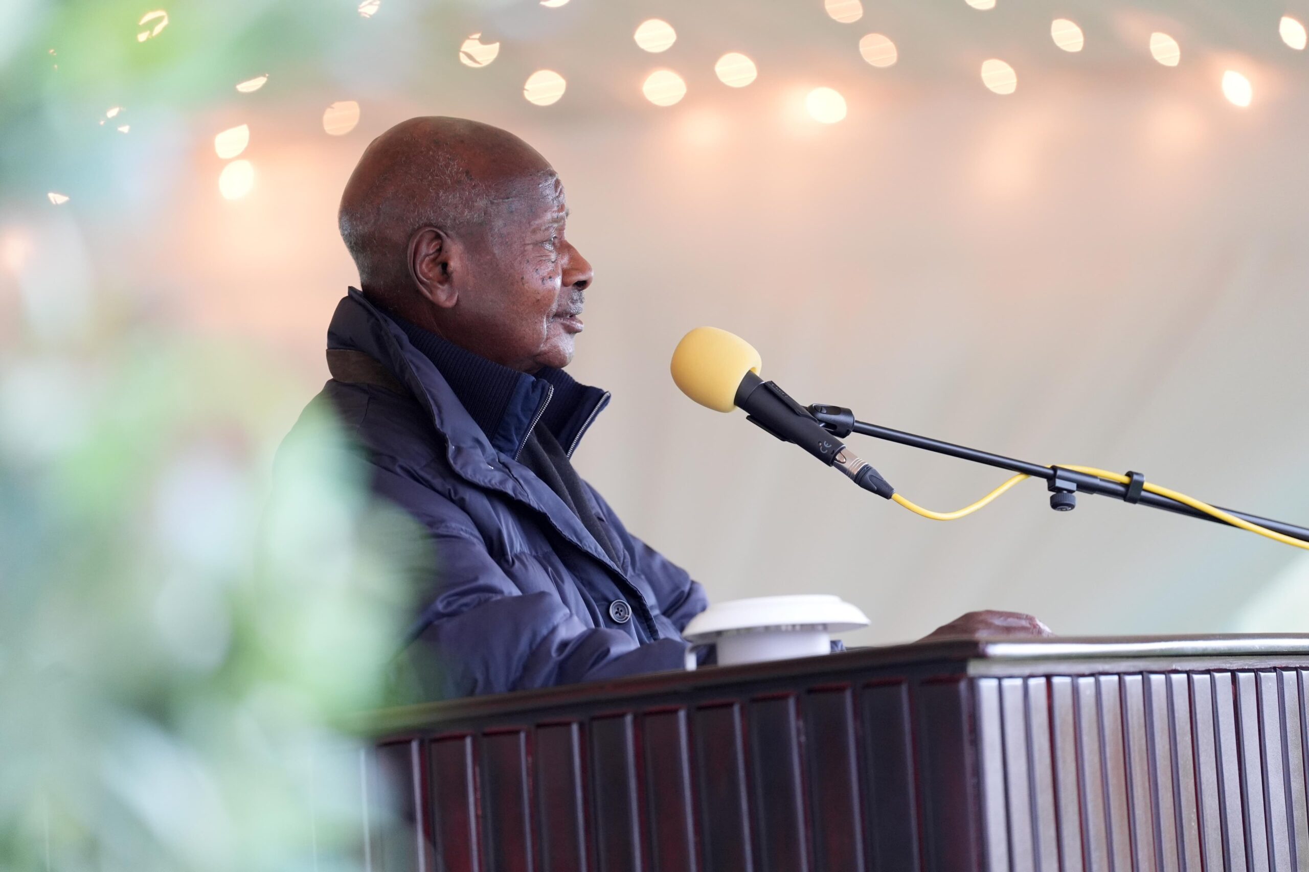 Amagambo ya Museveni wishimiye kubona umwuzukuru we ashyingirwa