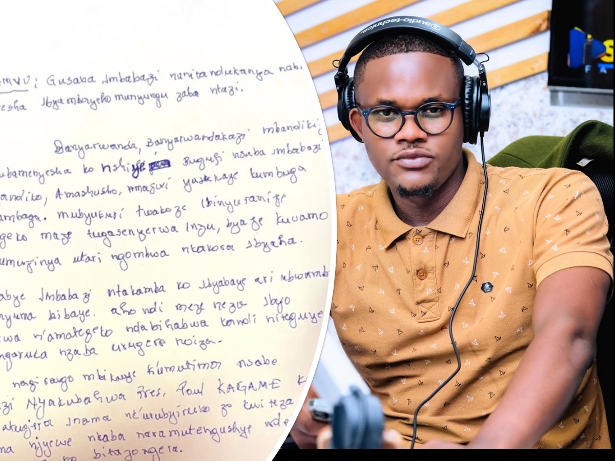 Ibikuye mu ibaruwa umunyamakuru DC Clement yanditse asaba imbabazi