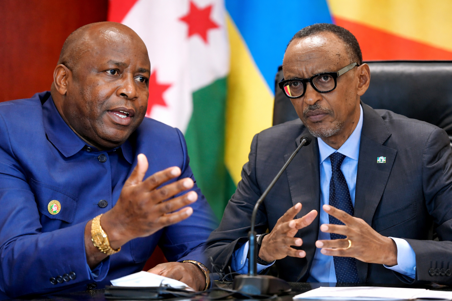 Icyo Perezida Ndayishimiye avuga nyuma yo gusuhuzanya na Perezida Kagame