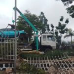 Musanze:Umushoferi yataye umuhanda agonga urupangu rw’Akarere