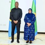 Perezida Samia ashaka kwamamaza CAN 2027 akoresheje Drogba