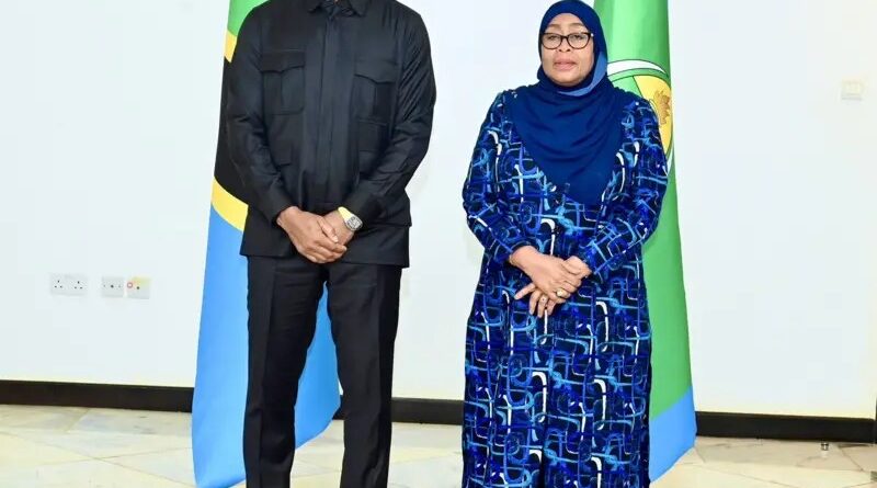 Perezida Samia ashaka kwamamaza CAN 2027 akoresheje Drogba