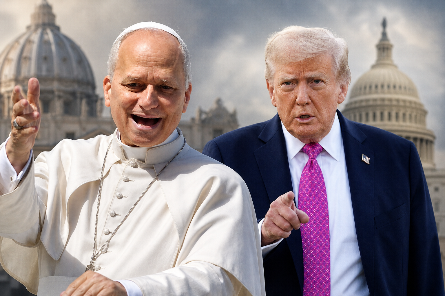 Papa Leo yongeye gukozanyaho na Trump mu guterana amagambo