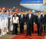 Trump yageze i Beijing mu Bushinwa mu ruzinduko rwibazwaho na benshi