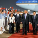 Trump yageze i Beijing mu Bushinwa mu ruzinduko rwibazwaho na benshi