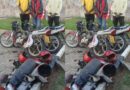 Nyanza: Batatu bafatiwe mu cyuho bashwanyaguza moto bibye