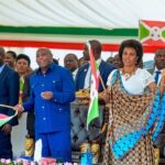 Perezida Ndayishimiye yahaye ishimwe umugore we nk’umukozi wahize abandi i Burundi