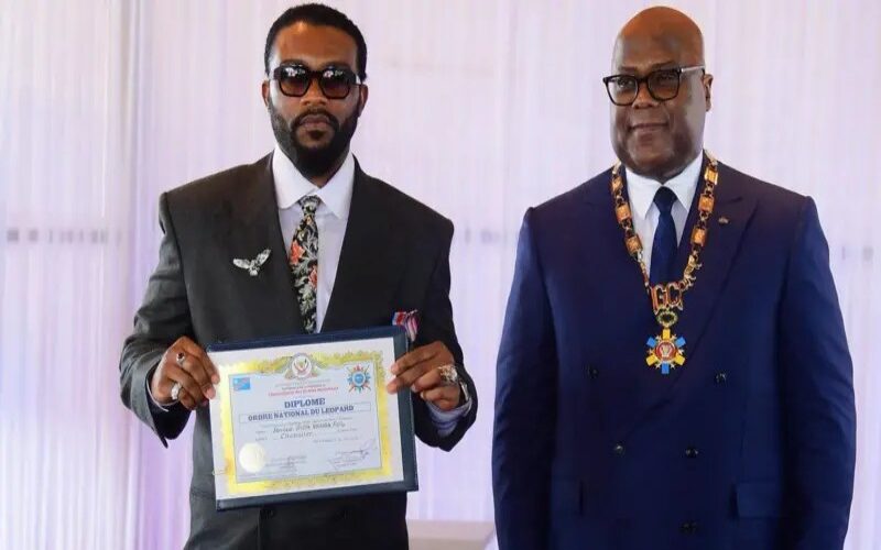 Fally Ipupa yahembwe nk’intwari y’umuco wa Congo
