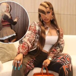Cardi B anyara ahagaze iyo ari mu bwiherero rusange