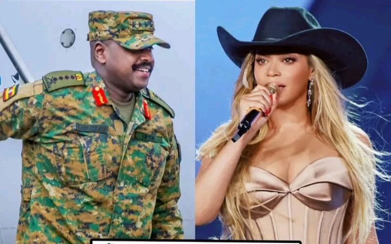 Beyoncé ni umwe mu bituma Gen. Muhoozi adasinzira