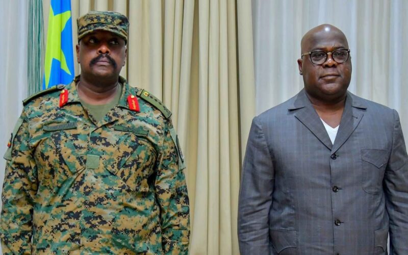 Muhoozi yongeye gushima Tshisekedi