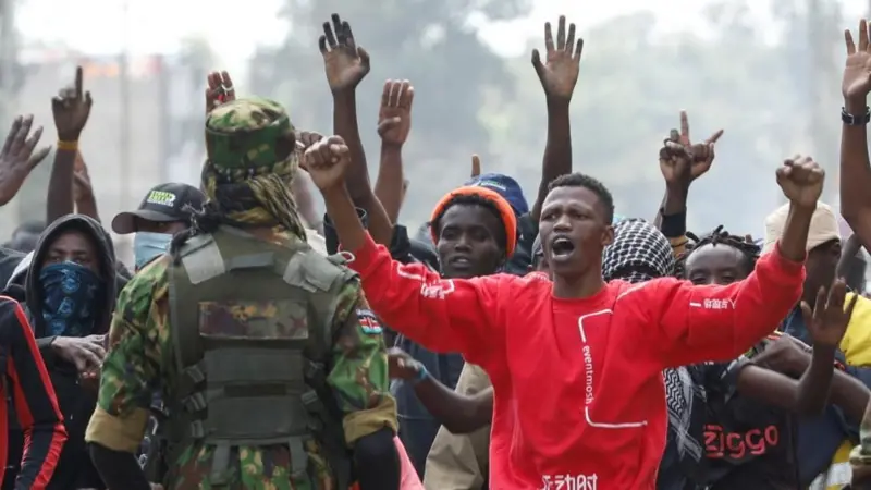 Kenya: Umwe yarasiwe mu myigaragambyo yo kurwanya gahunda y’Amerika