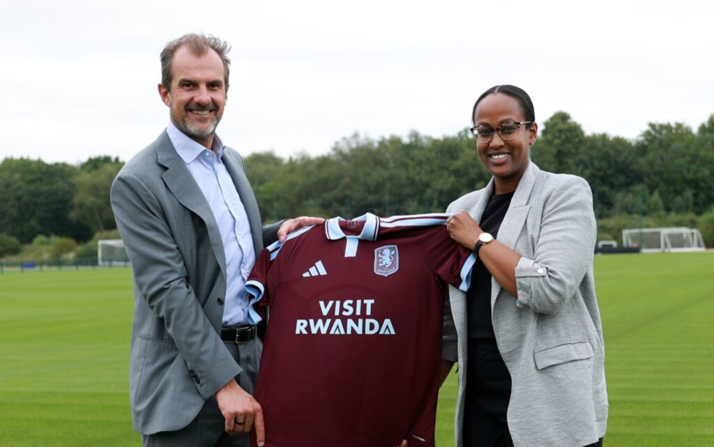 Visit Rwanda yageze mu gatuza ka Aston Villa