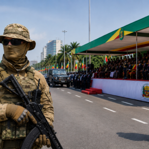 Ikihishe inyuma y’abacanshuro b’Abarusiya barinda Denis Sassou Nguesso