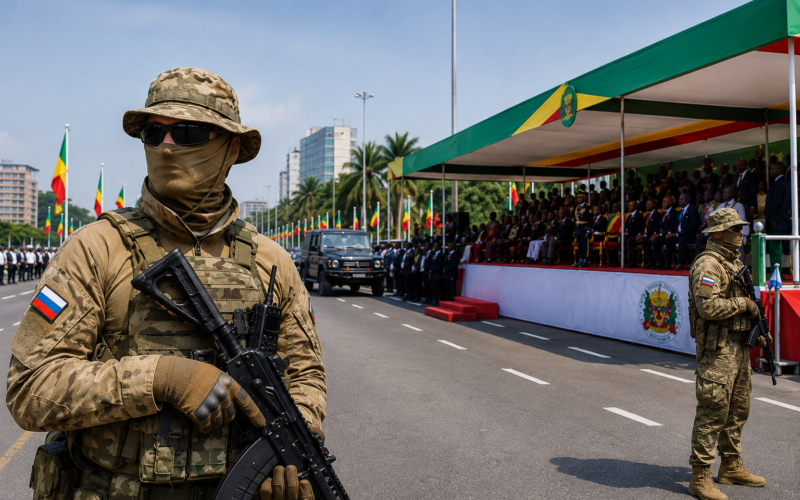 Ikihishe inyuma y’abacanshuro b’Abarusiya barinda Denis Sassou Nguesso