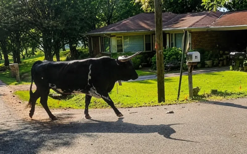 Alabama: Abapolisi bahanganye n’ikimasa cy’ibiro 680