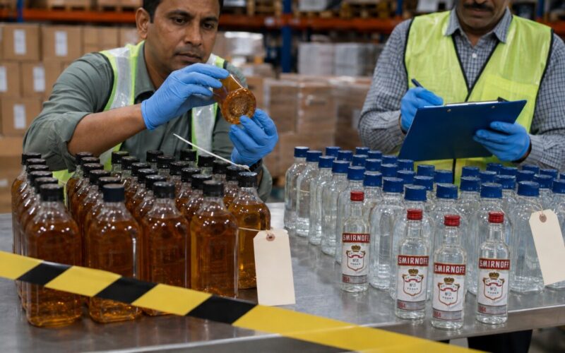 Ububinde bwafunze amacupa 18,000 arimo aya Smirnoff