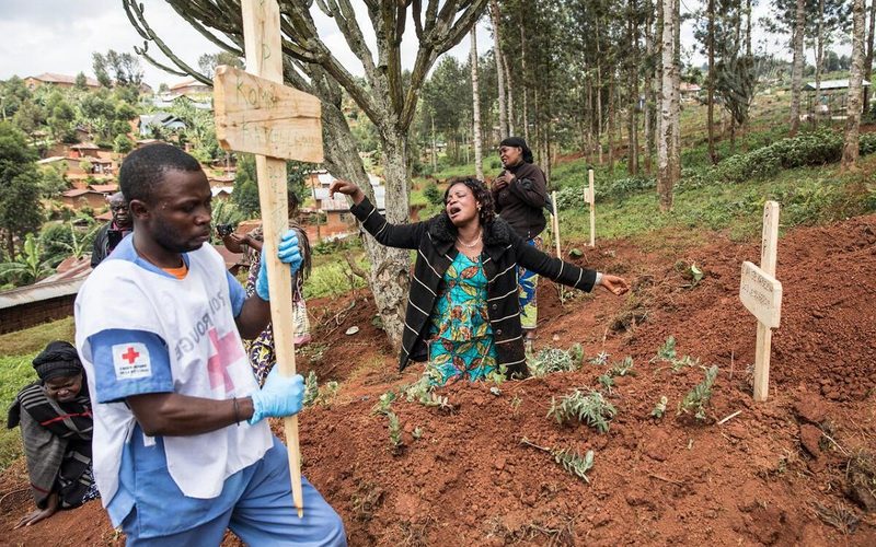 RDC: Abantu 2 bapfiriye mu mvururu zabaye mu muhango wo gushyingura