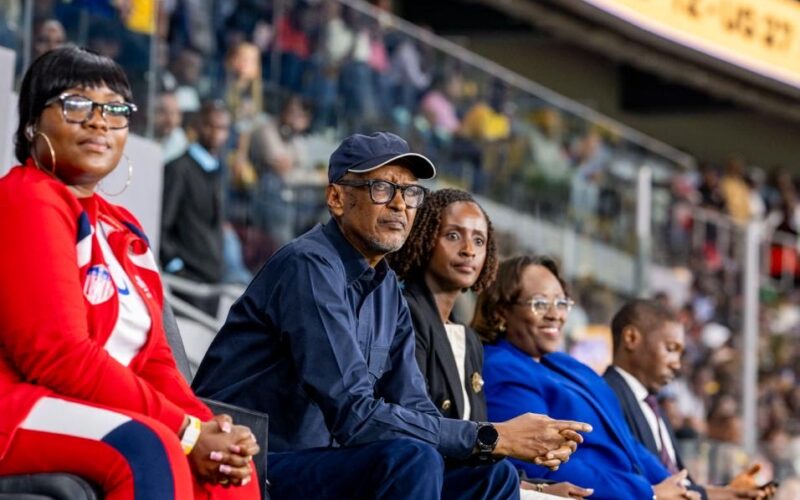 Perezida Kagame yageneye  Amavubi ubutumwa.