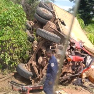 RDC-Lomami: Impanuka y’ikamyo yahitanye abantu 18