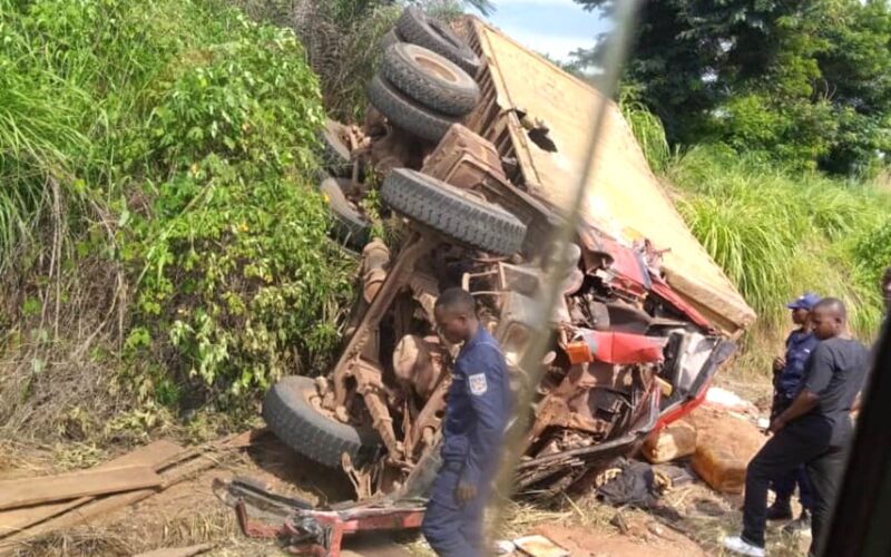 RDC-Lomami: Impanuka y’ikamyo yahitanye abantu 18